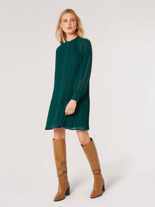 Apricot Minikleid Damen strukturiert