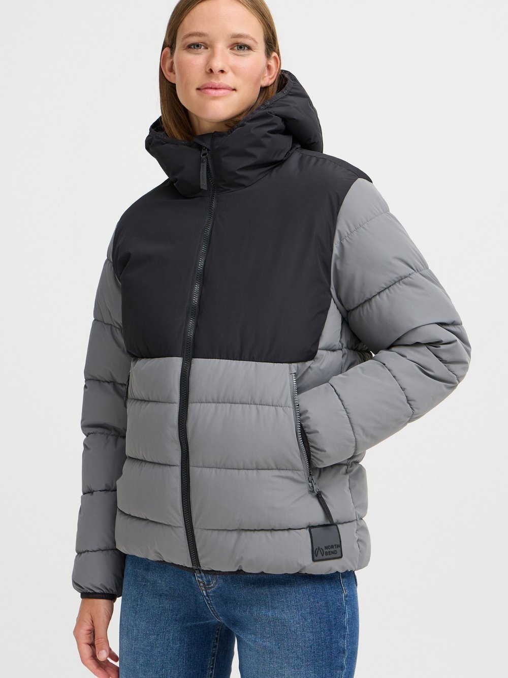 North Bend Jacke Damen strukturiert