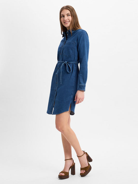 Marie Lund Jeanskleid Damen Baumwolle