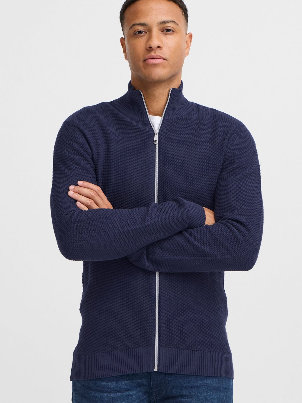 BLEND Strickjacke Herren Baumwolle