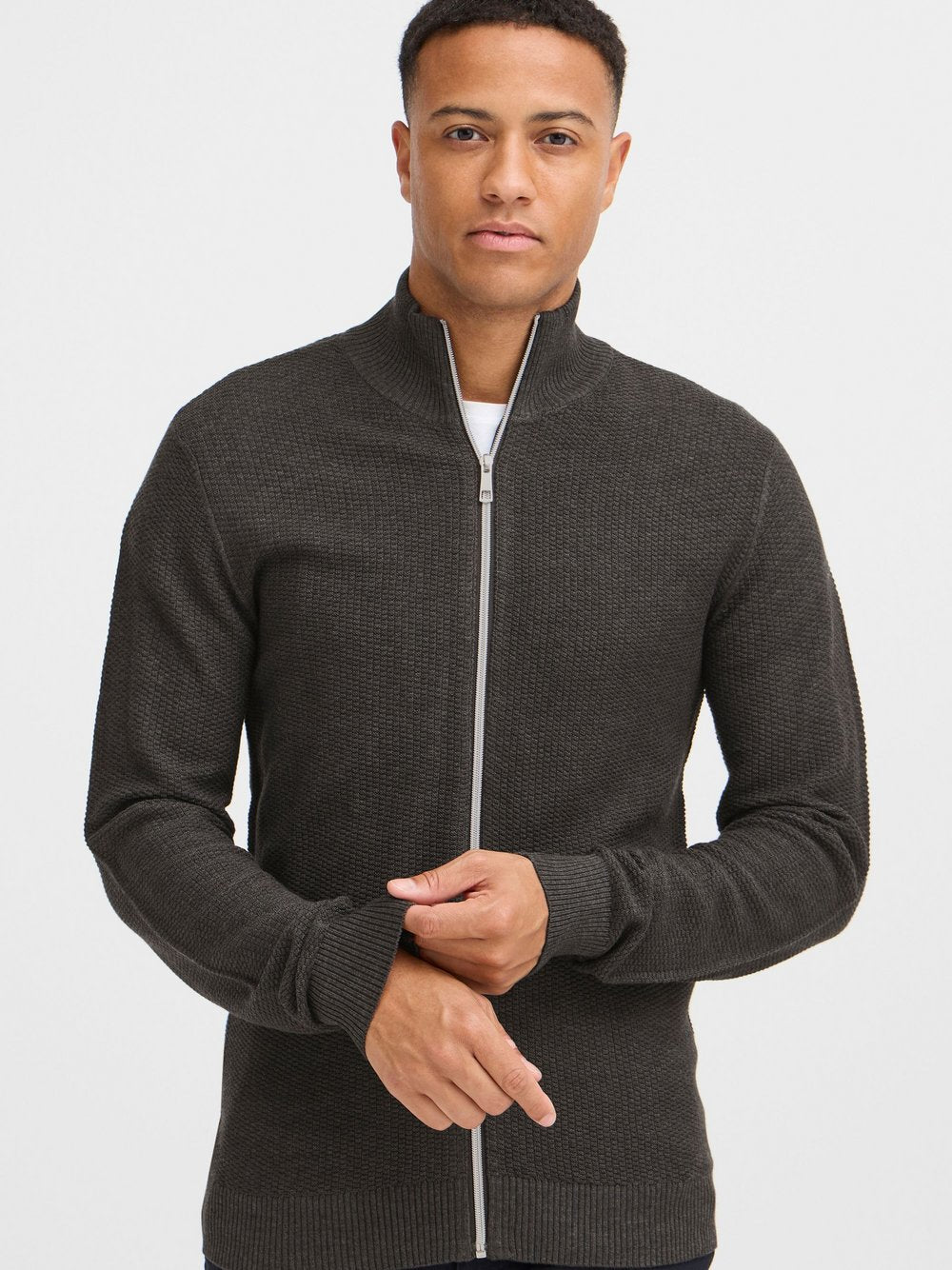 BLEND Strickjacke Herren Baumwolle