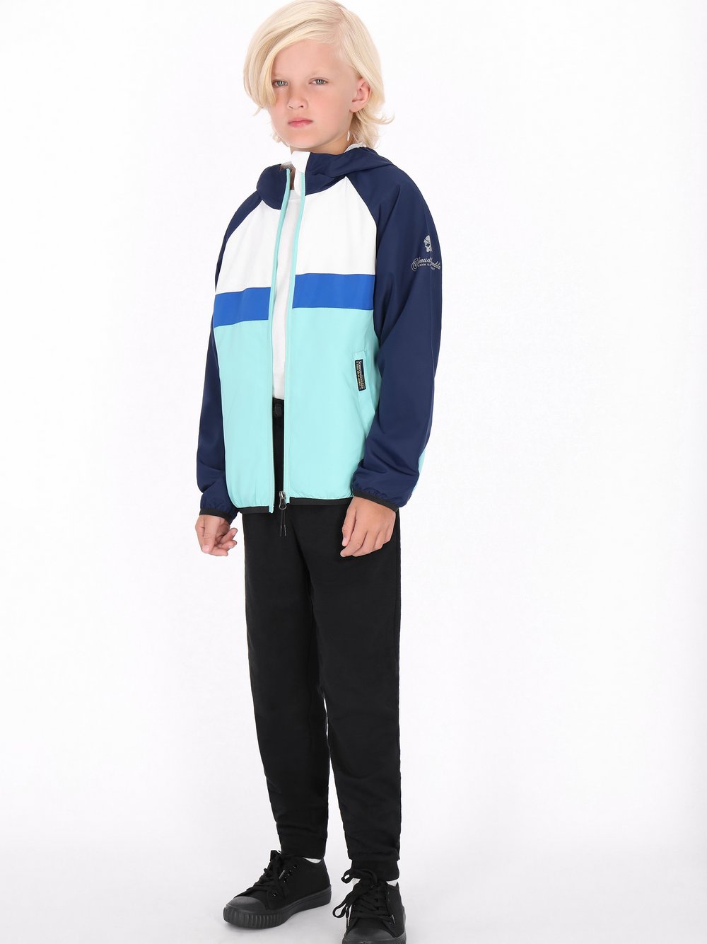 Schmuddelwedda (Kinder) Anorak Jungen gestreift