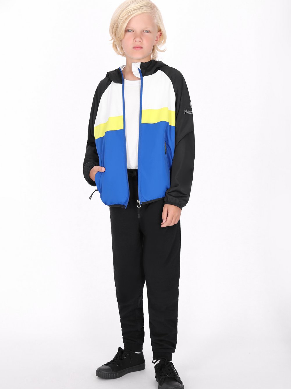 Schmuddelwedda (Kinder) Anorak Jungen gestreift