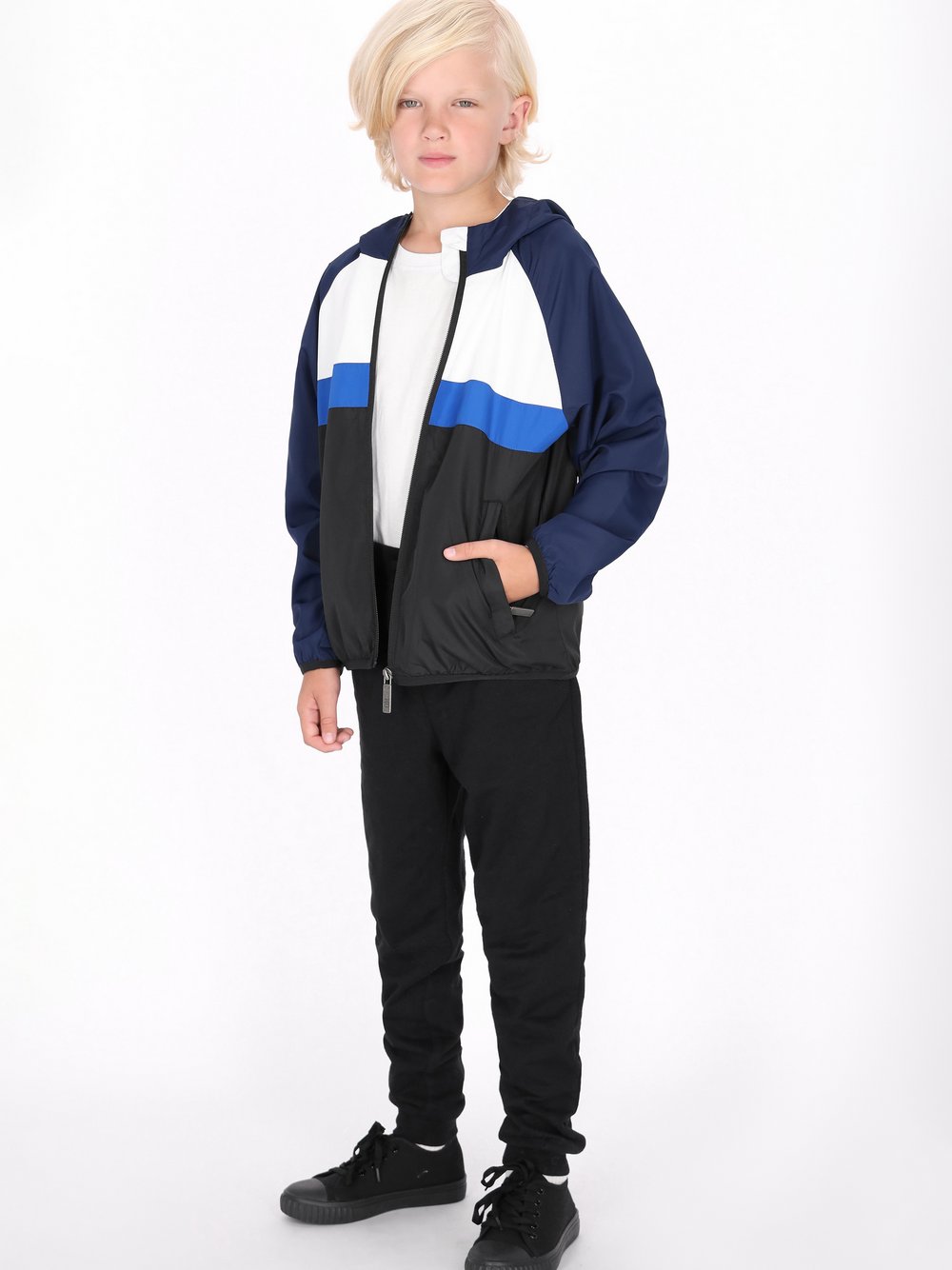 Mo (Kinder) Anorak Jungen gestreift