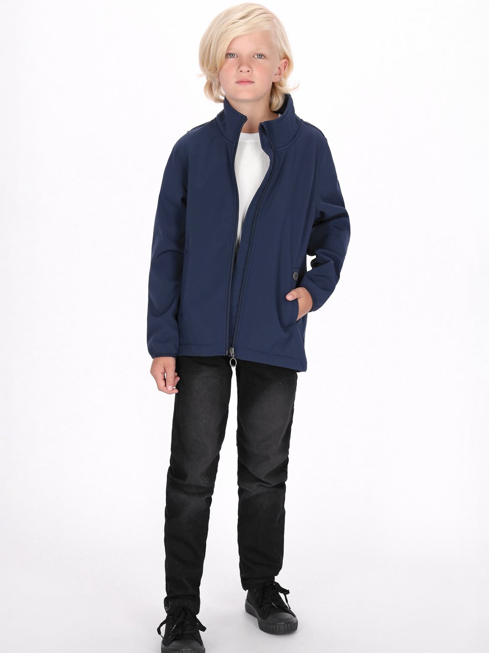 Dreimaster (Kinder) Softshelljacke Jungen