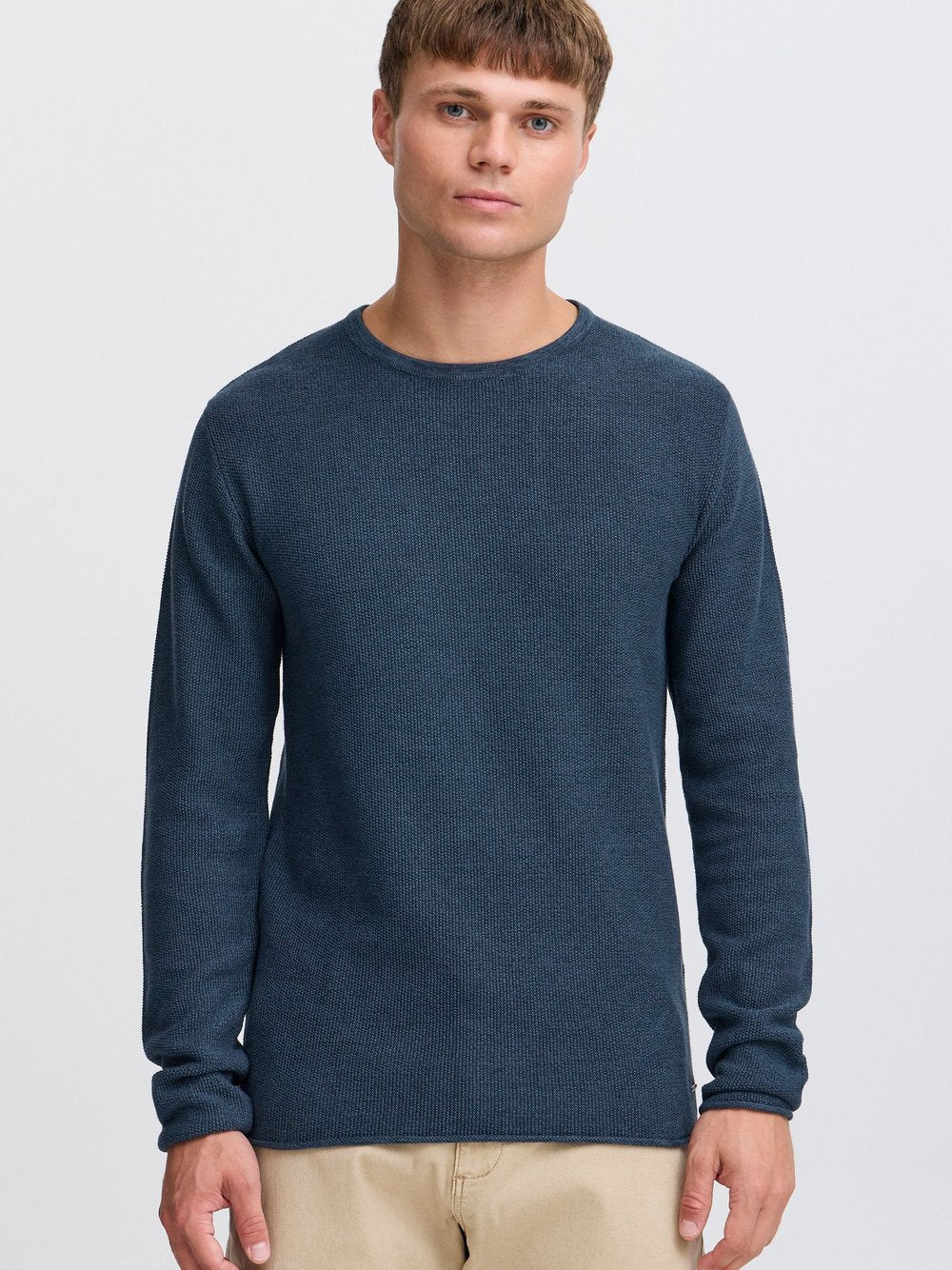 BLEND Strickpullover Herren meliert