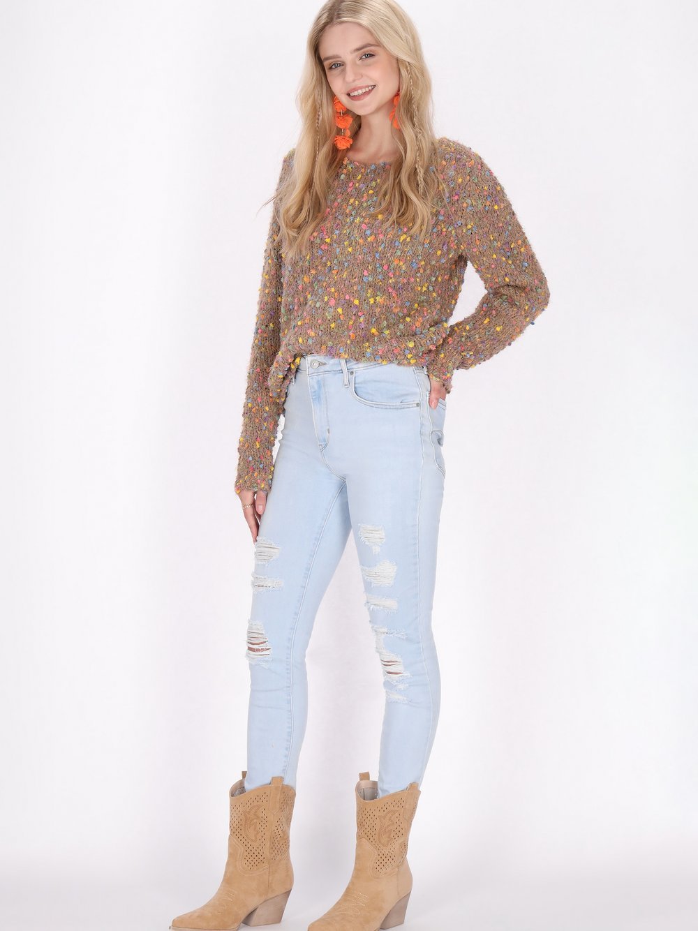 IZIA Zur Seite fahren Damen gepunktet