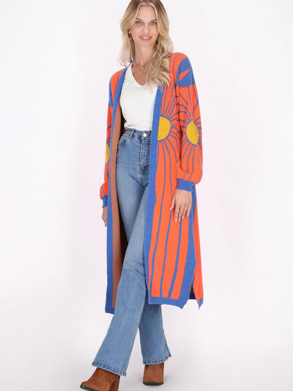 IZIA Strickjacke Damen gemustert