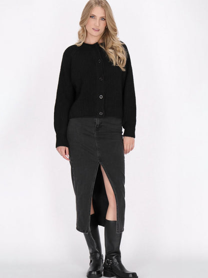 Dreimaster Strickjacke Damen Polyamid