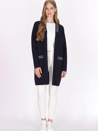 Dreimaster Strickjacke Damen Viskose