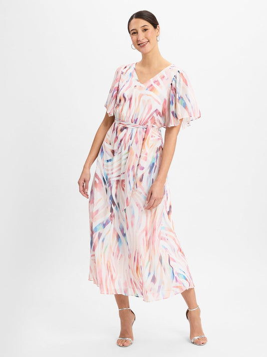 Marie Lund Sommerkleid Damen gemustert