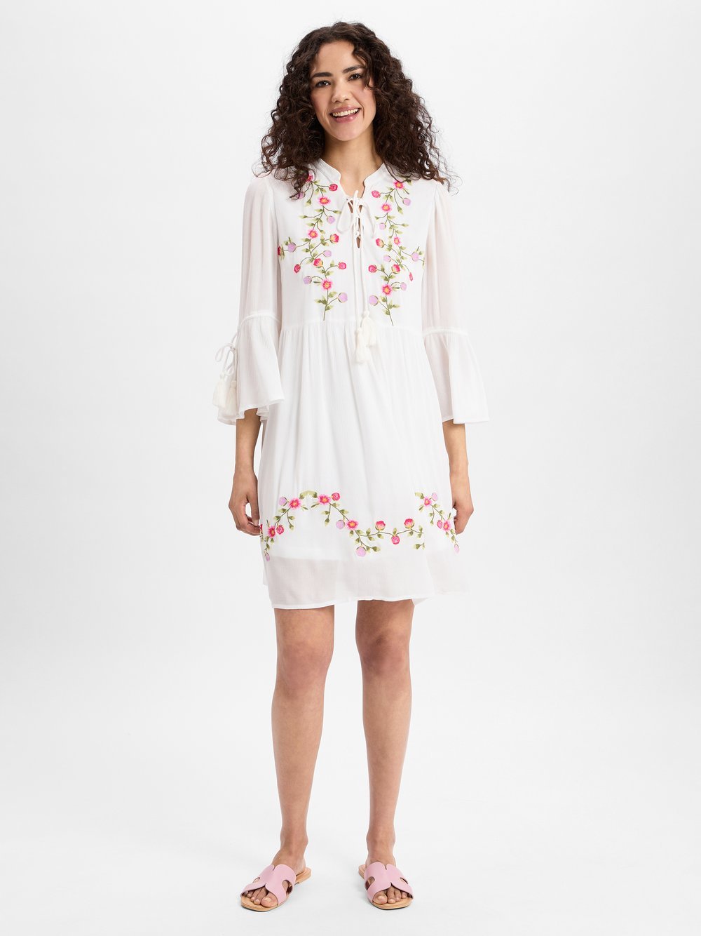 Y.A.S Sommerkleid Damen Viskose gemustert