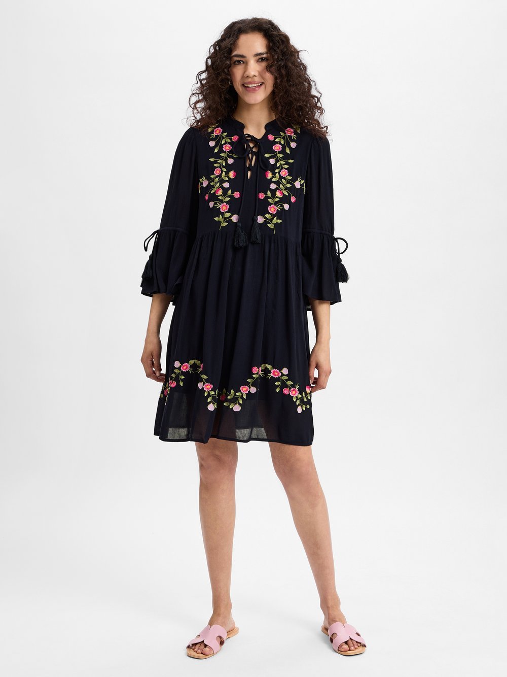 Y.A.S Sommerkleid Damen Viskose gemustert