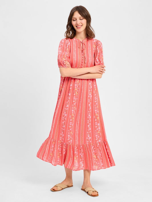 Y.A.S Sommerkleid Damen Viskose gemustert