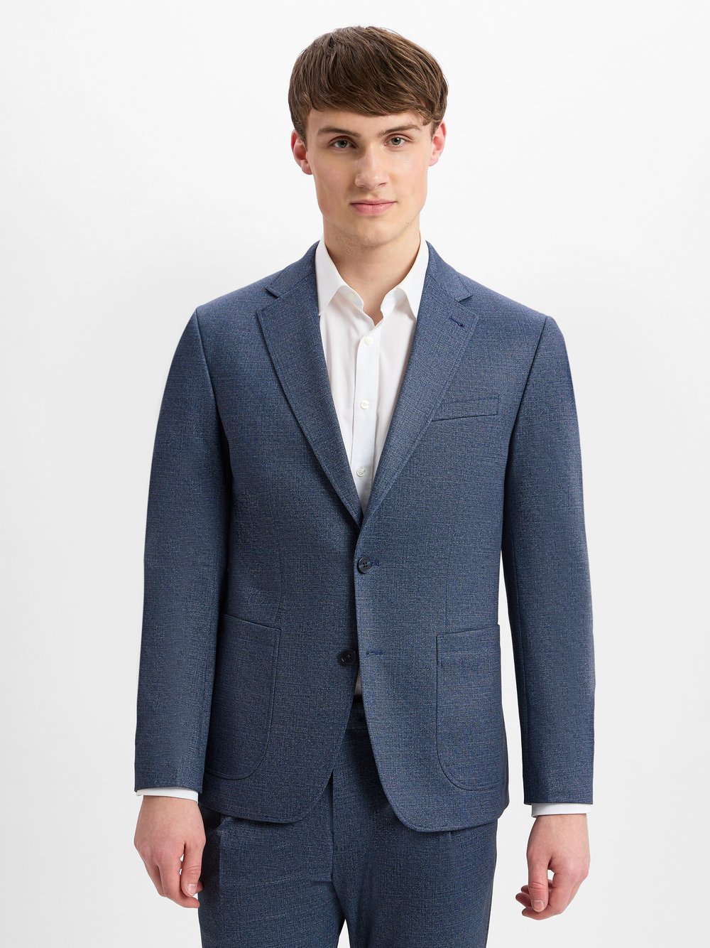 Benvenuto Baukasten-Sakko Herren Regular Fit meliert