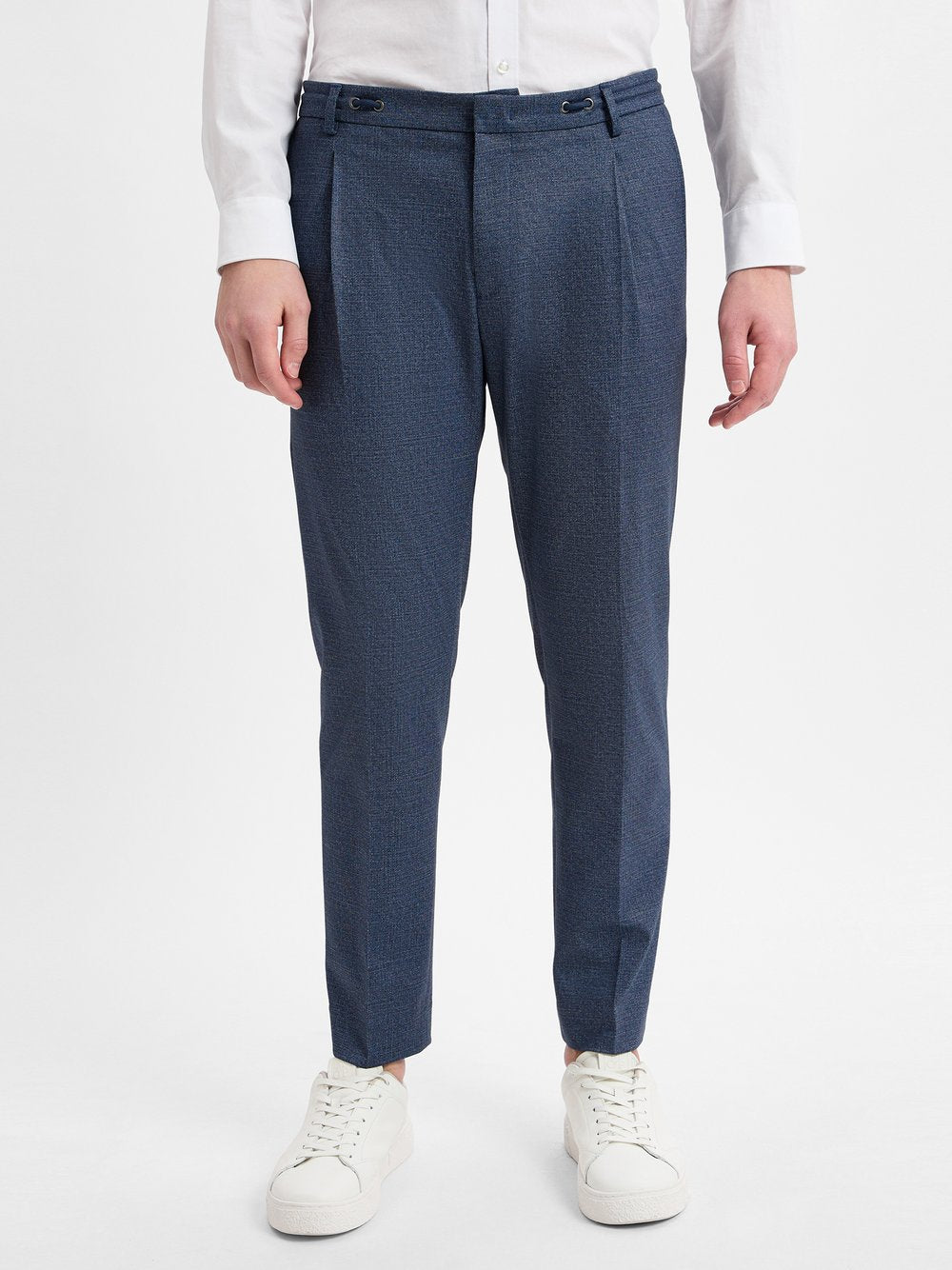 Benvenuto Baukasten-Anzughose Herren Regular Fit meliert