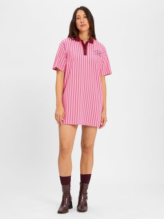 JJXX Shirtkleid Damen Baumwolle gestreift