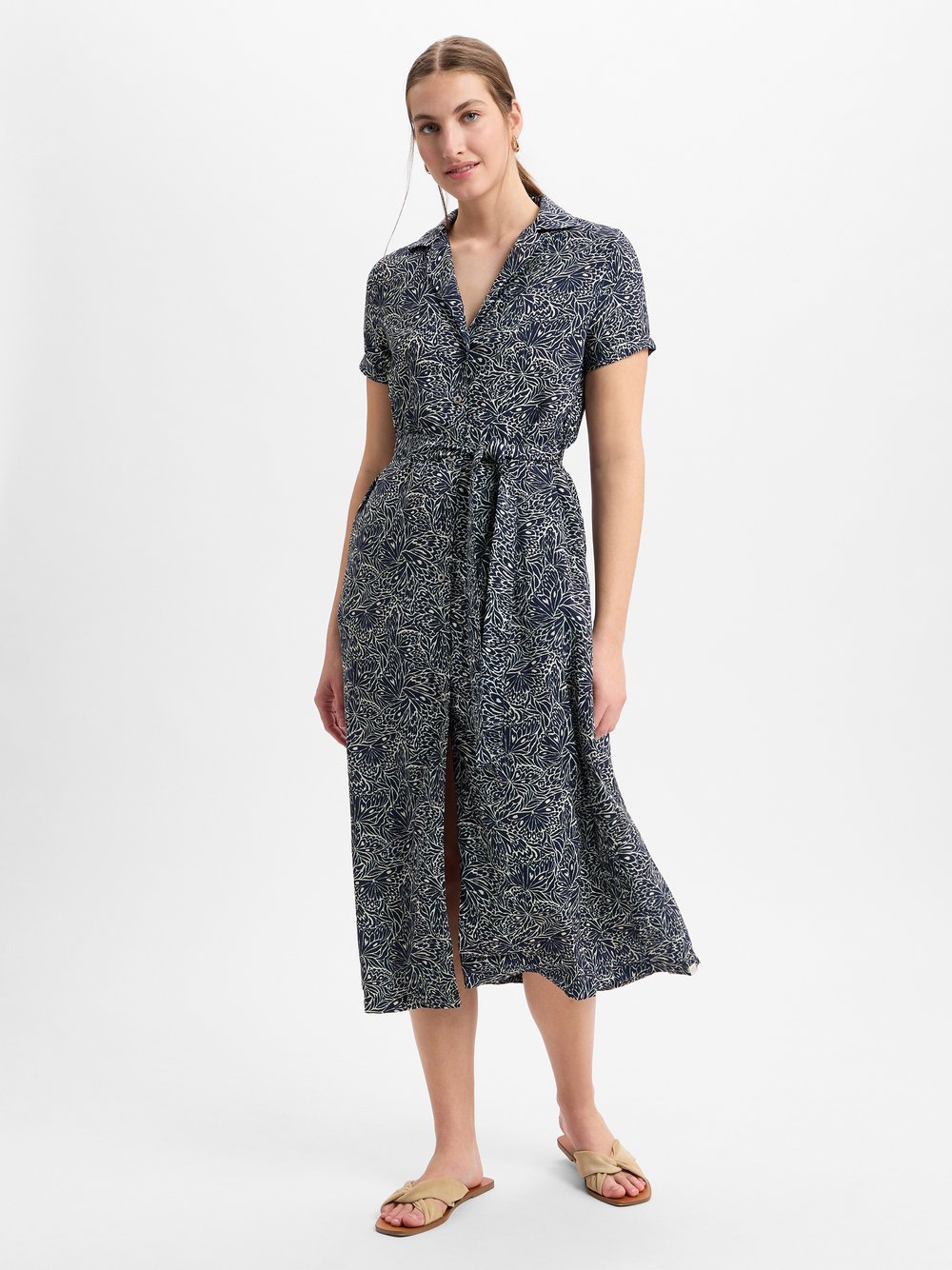 Ragwear Maxikleid Damen Viskose gemustert