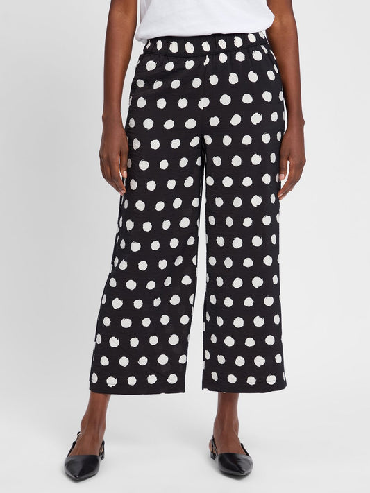 s.Oliver Weite Hose Damen Viskose gemustert