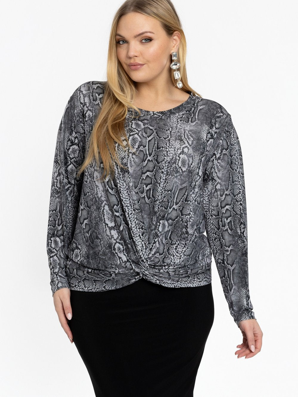 YOEK Tunika Damen gemustert