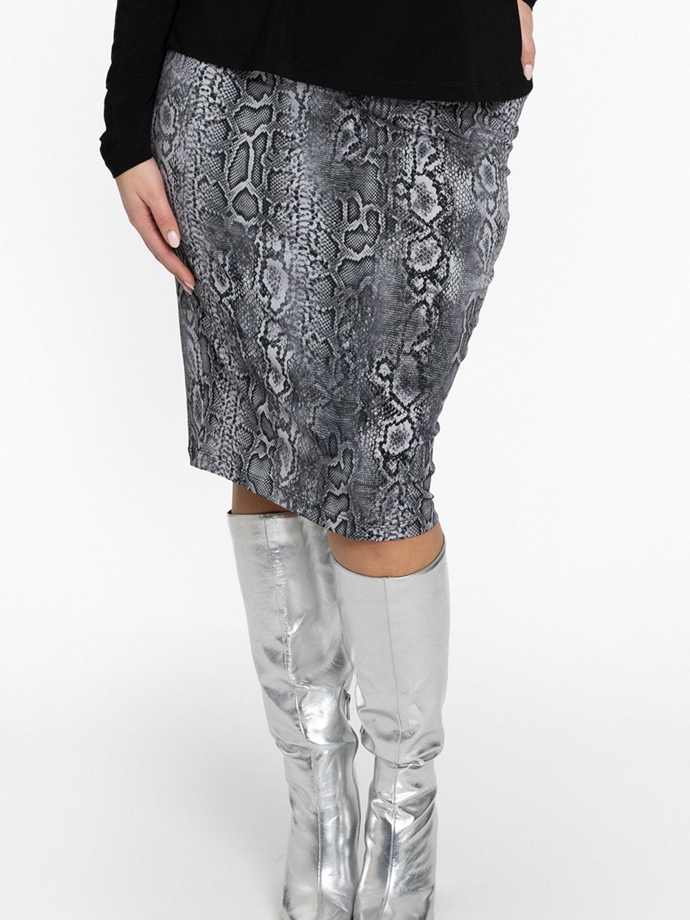 YOEK Bleistiftrock Damen gemustert