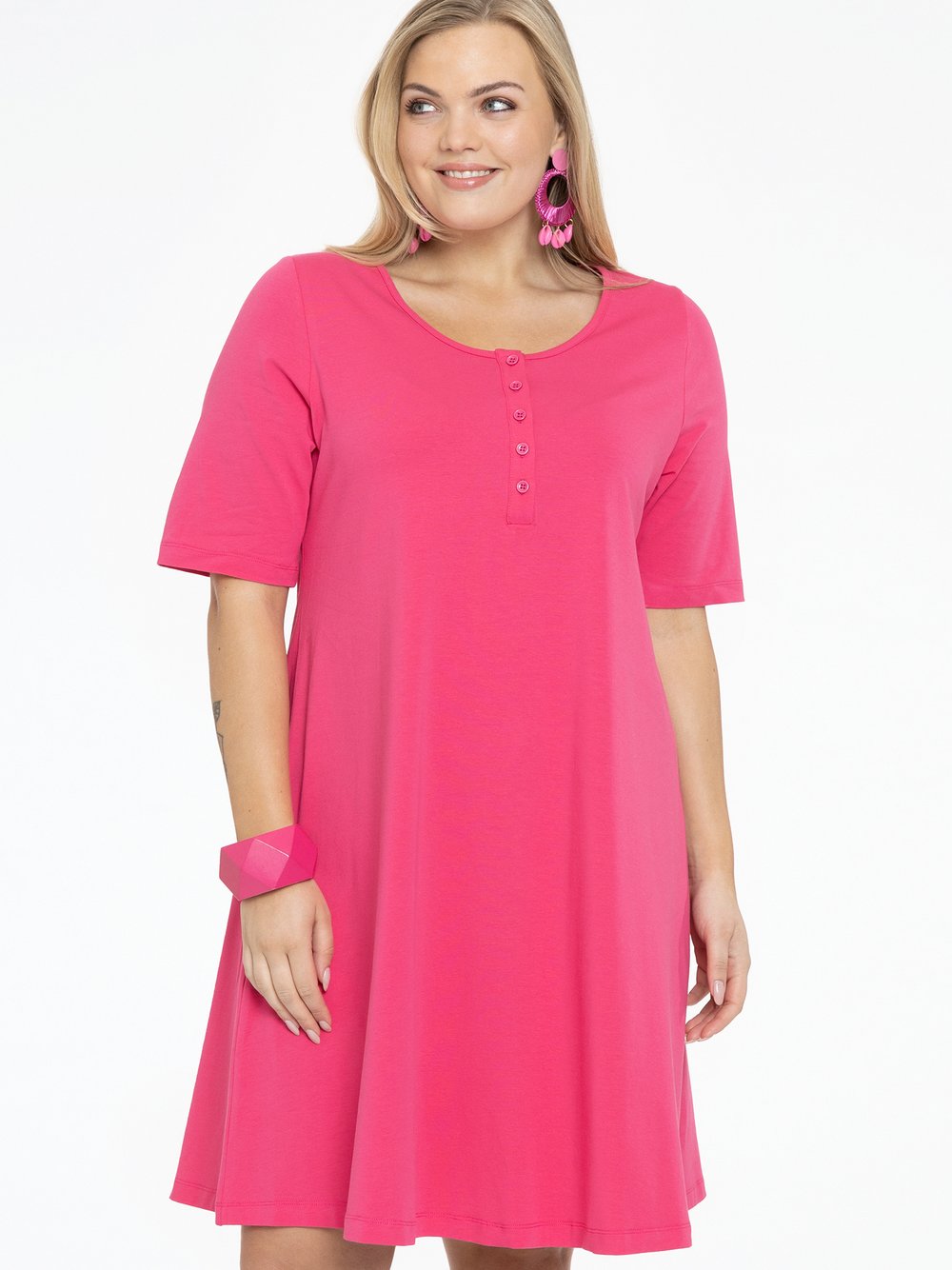 YOEK Kleid Damen Baumwolle