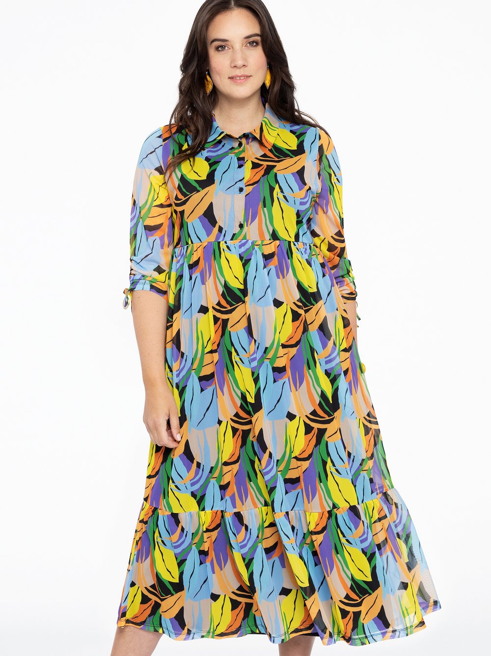 YOEK Kleid Damen bedruckt