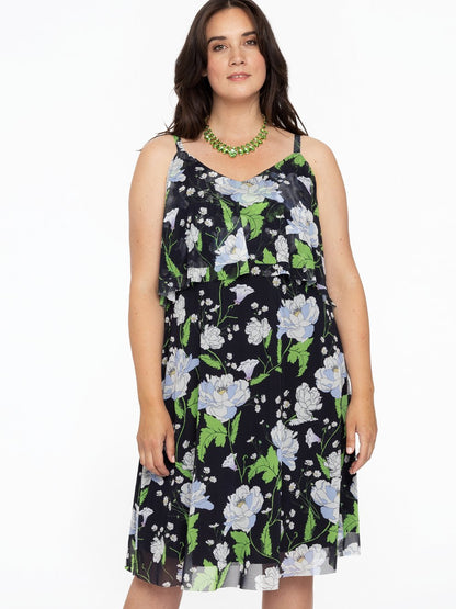 YOEK Kleid Damen bedruckt