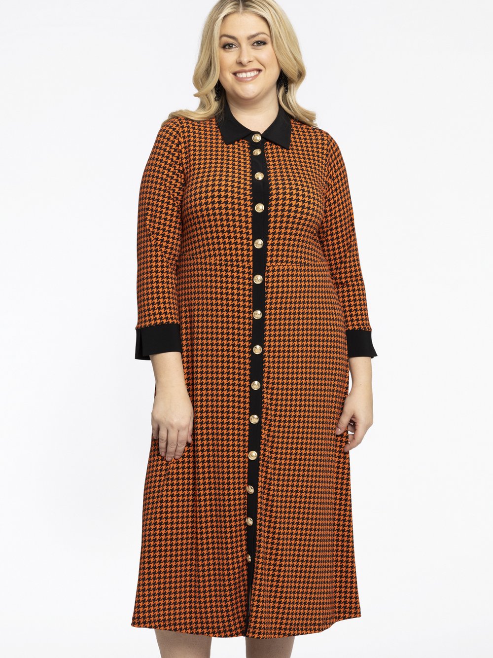 YOEK Kleid Damen bedruckt