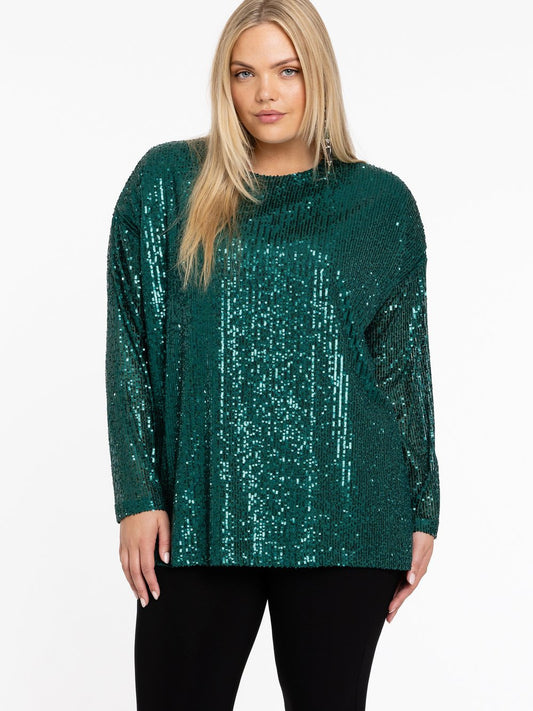 YOEK Tunika Damen strukturiert