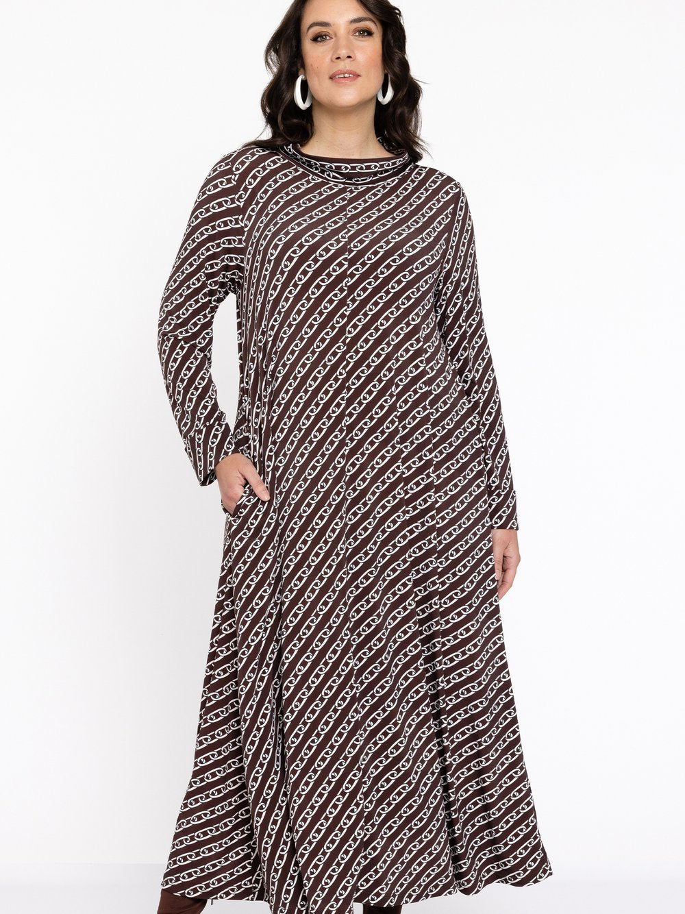 YOEK Kleid Damen bedruckt