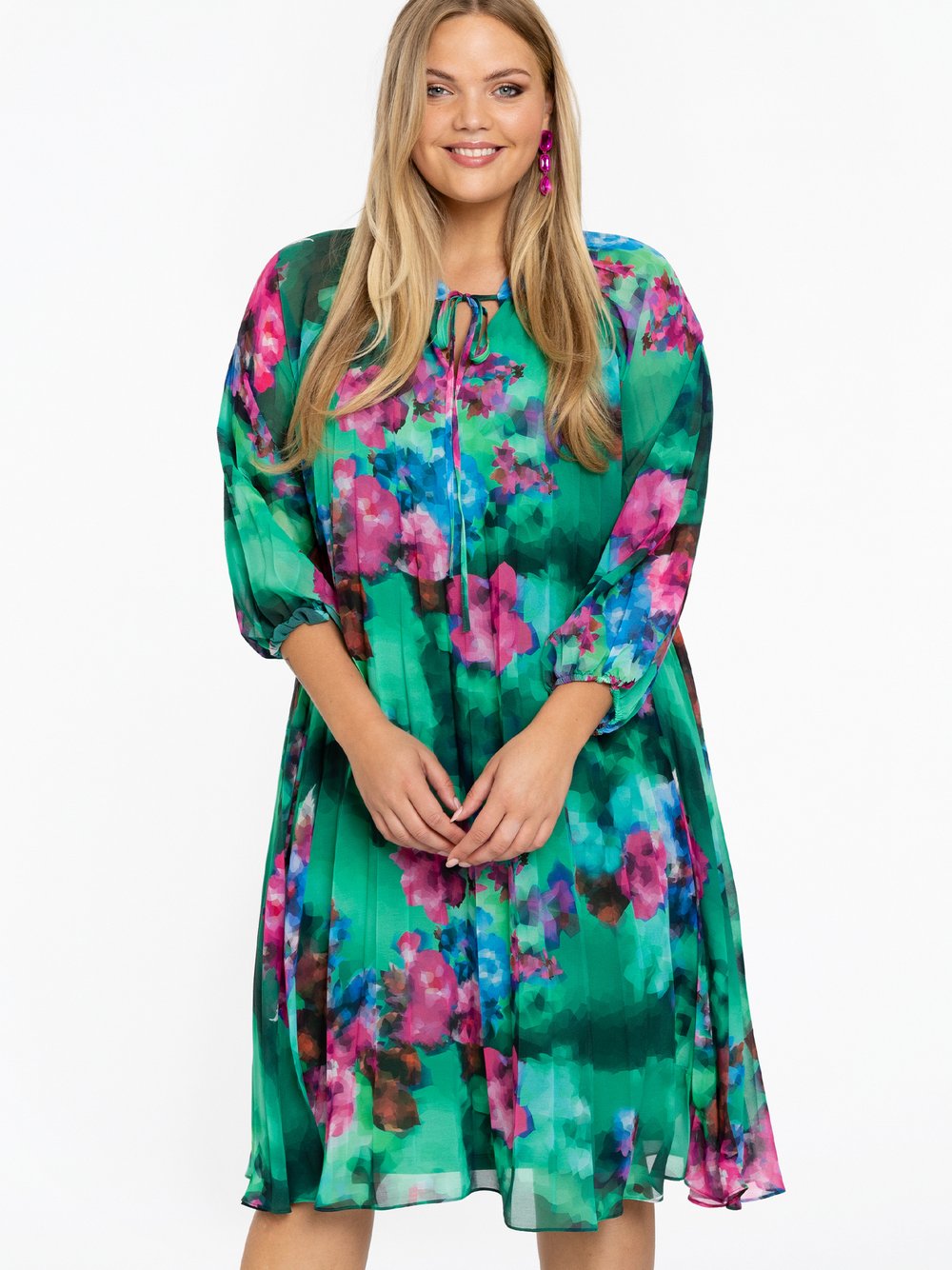 YOEK Kleid Damen bedruckt