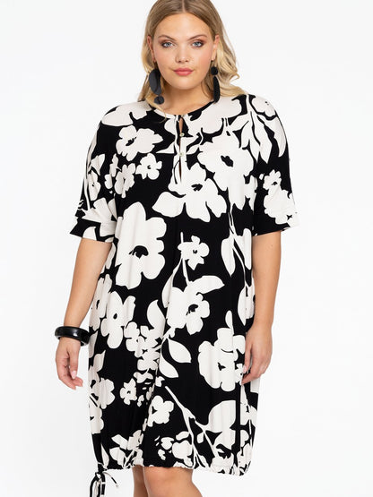 YOEK Tunika Damen Viskose bedruckt