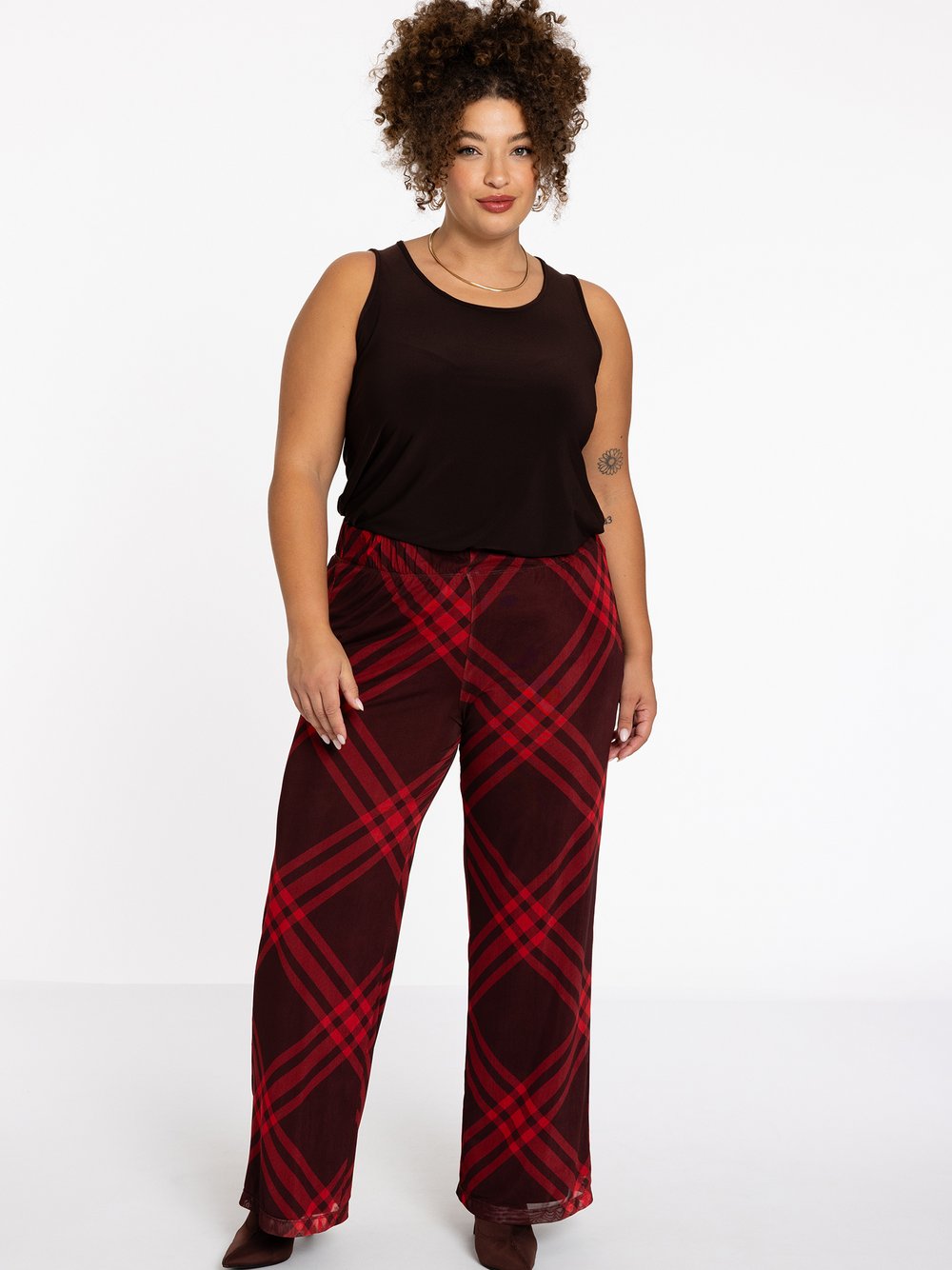 YOEK Hose Damen kariert