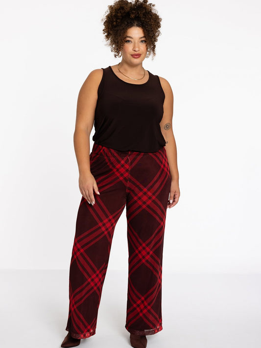 YOEK Hose Damen kariert