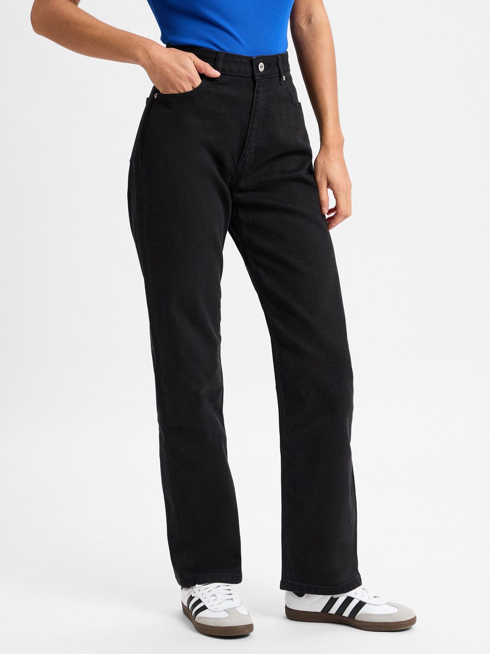 HUGO Straight Jeans Damen Baumwolle