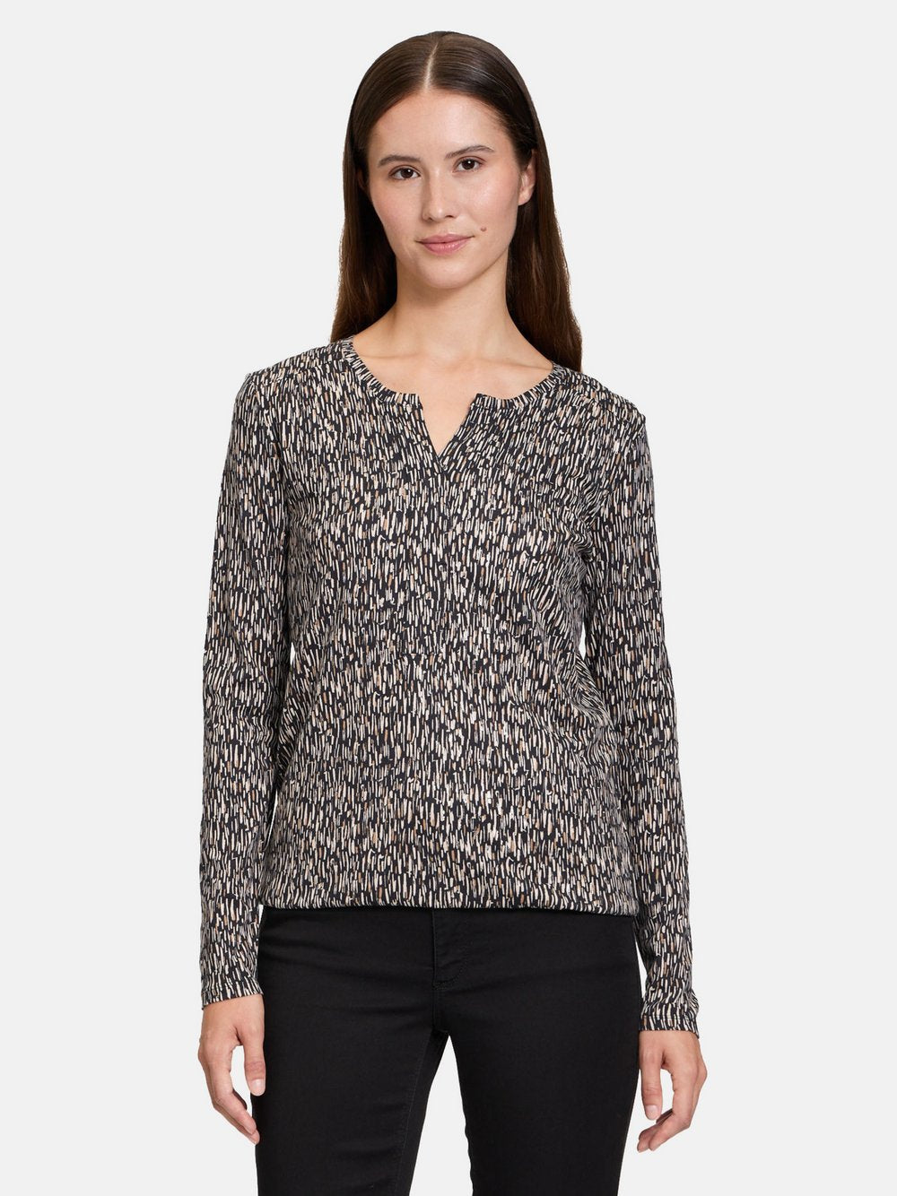 Betty & Co Blusenshirt Damen Baumwolle gemustert
