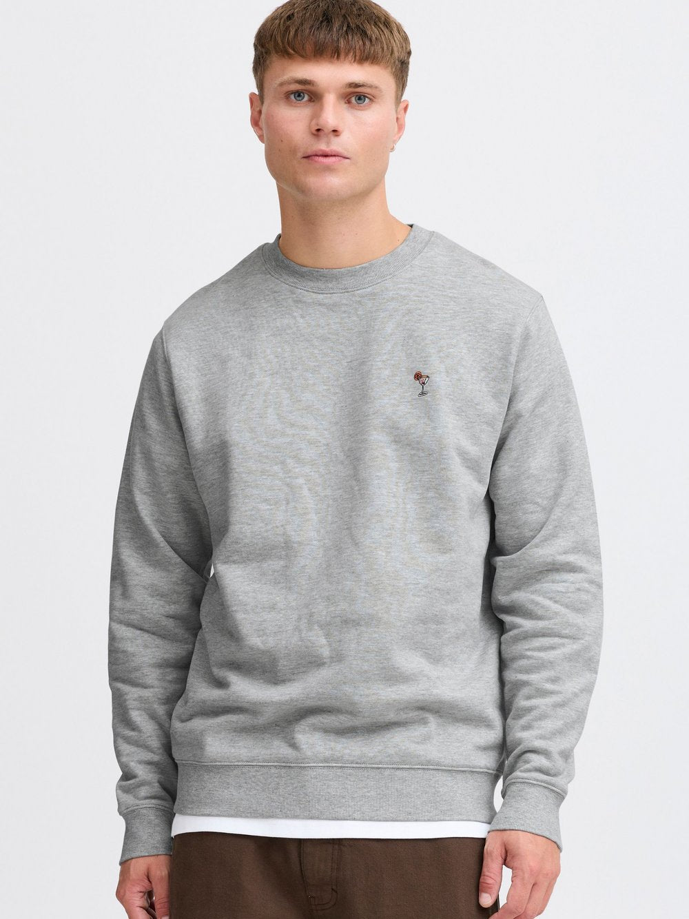 BLEND Sweatshirt Herren Baumwolle bedruckt