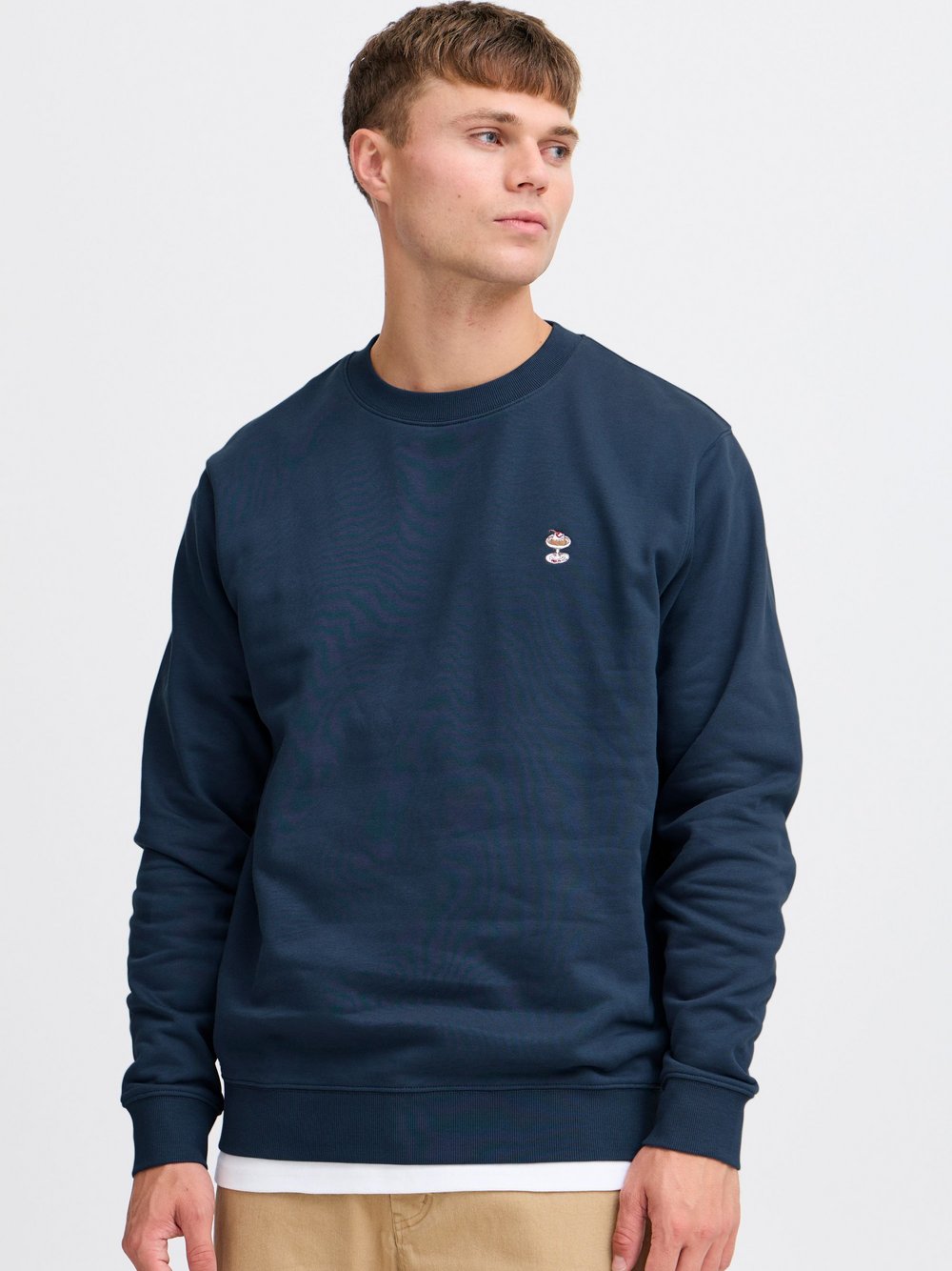 BLEND Sweatshirt Herren Baumwolle bedruckt