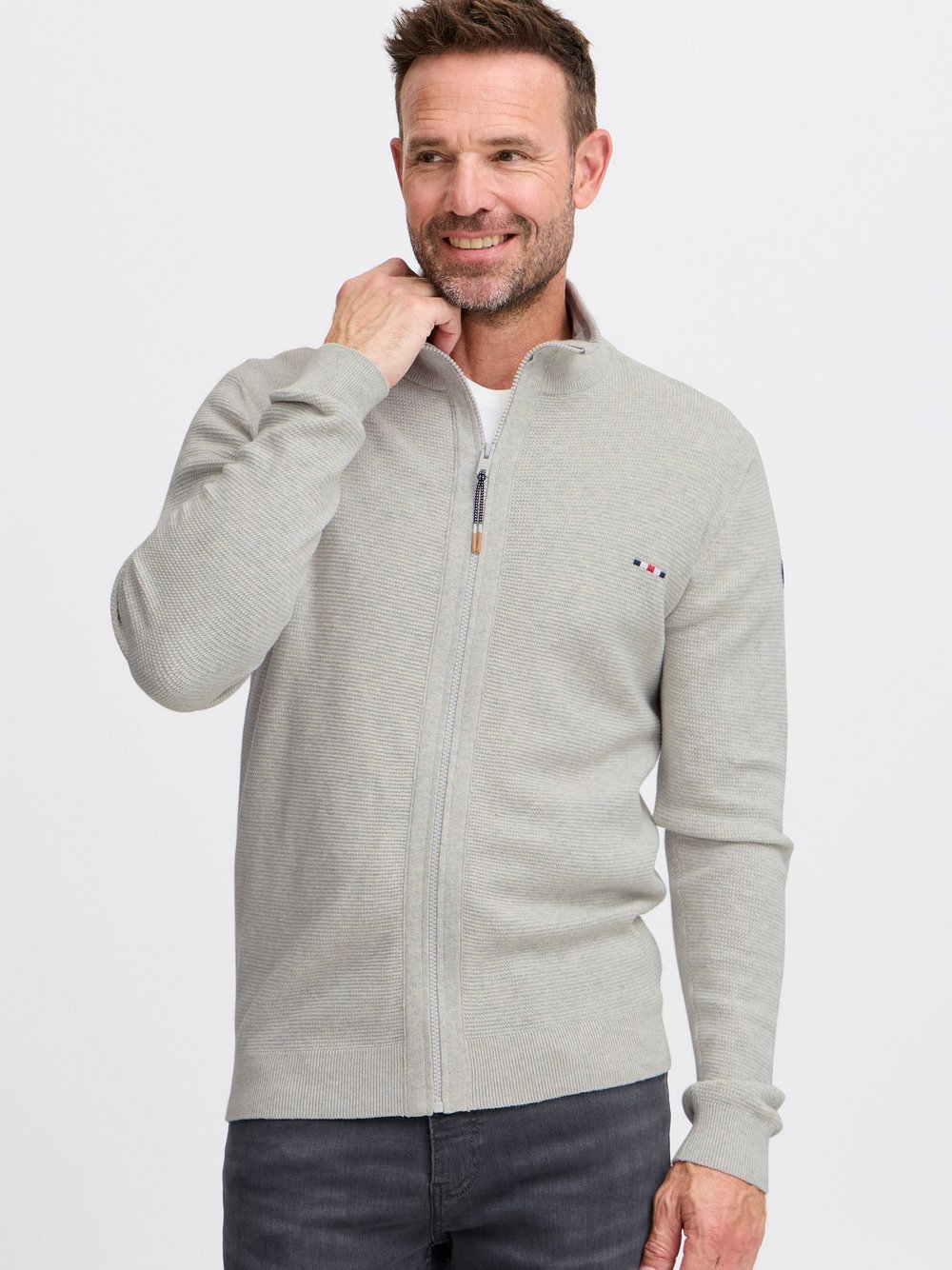 BLEND Strickjacke Herren Baumwolle