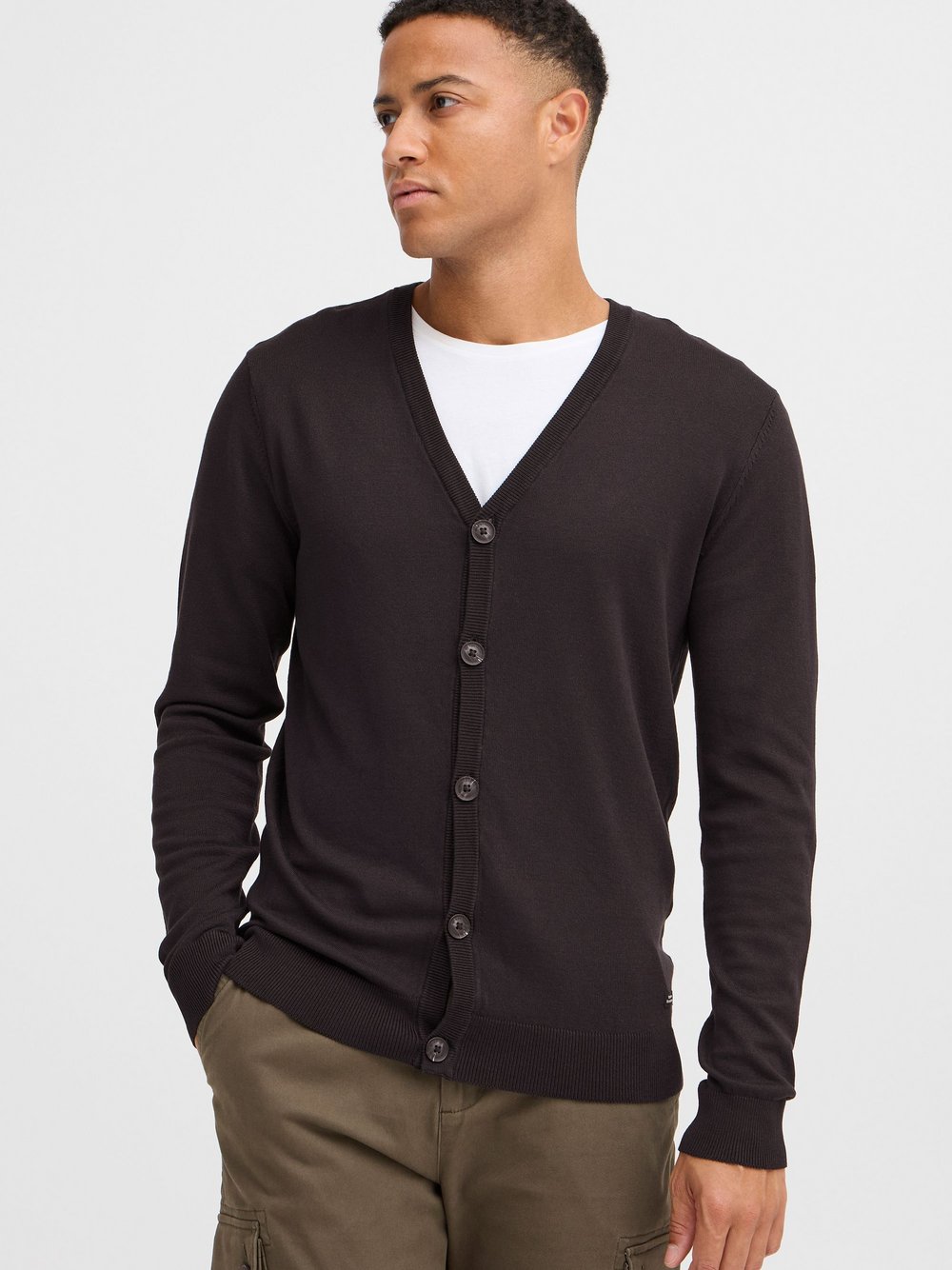 BLEND Cardigan Herren Baumwolle