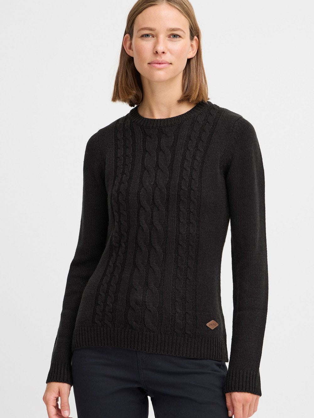 OXMO Strickpullover Damen gestreift