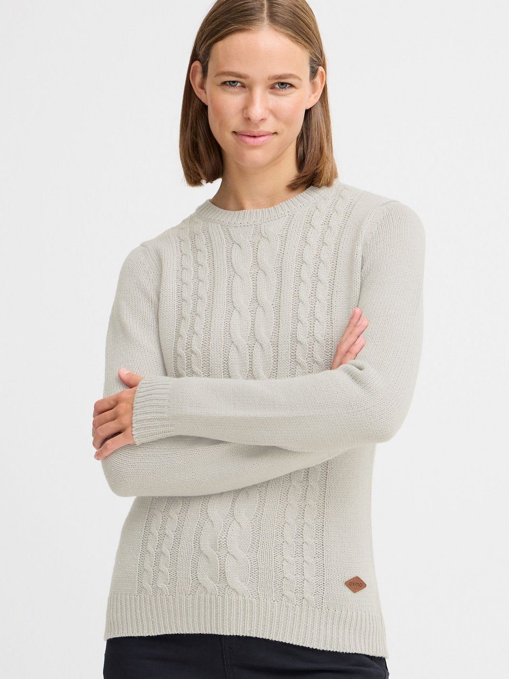 OXMO Strickpullover Damen gestreift