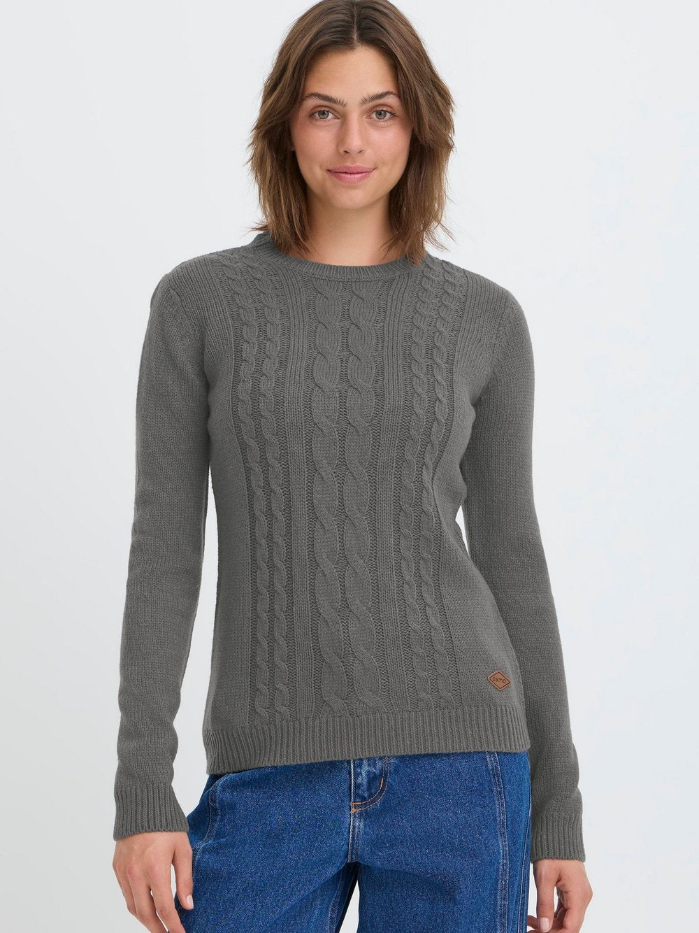 OXMO Strickpullover Damen gestreift