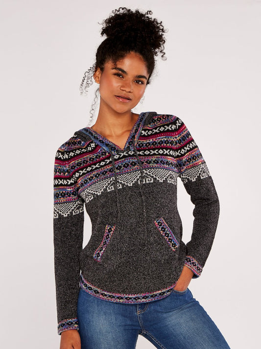 Apricot Pullover Damen gemustert