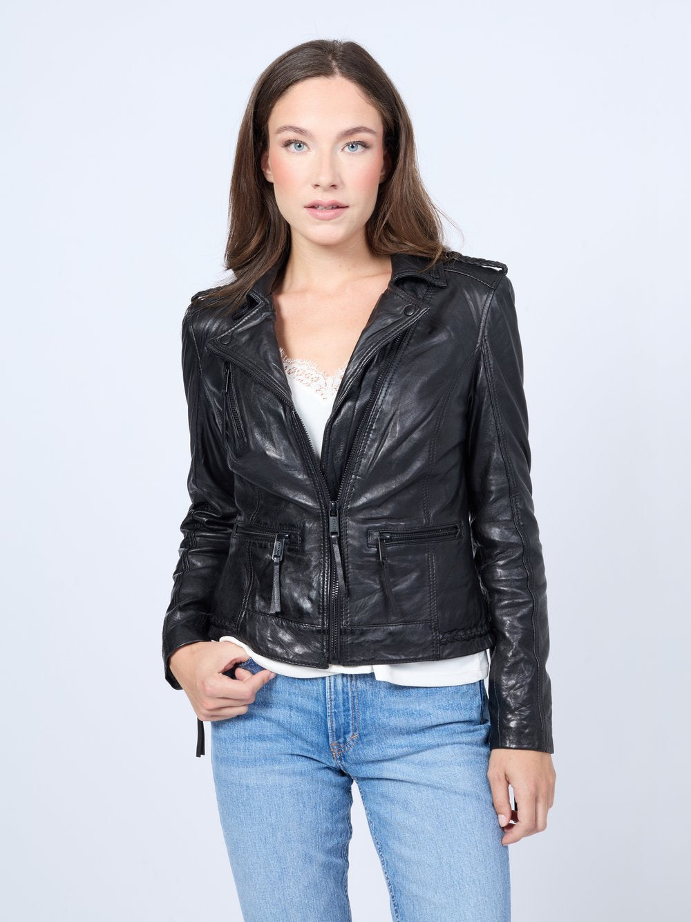 Mustang Lederjacke Damen