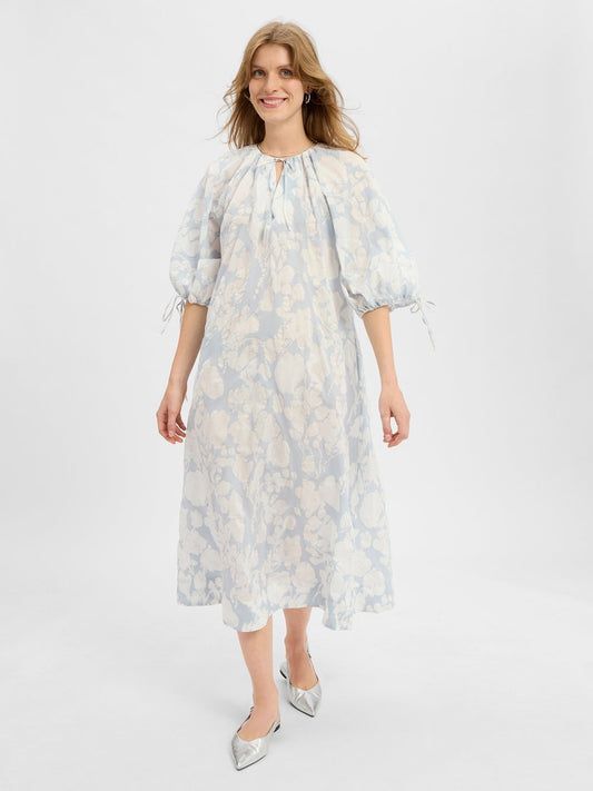 Samsøe Samsøe Baumwollkleid Damen Baumwolle gemustert