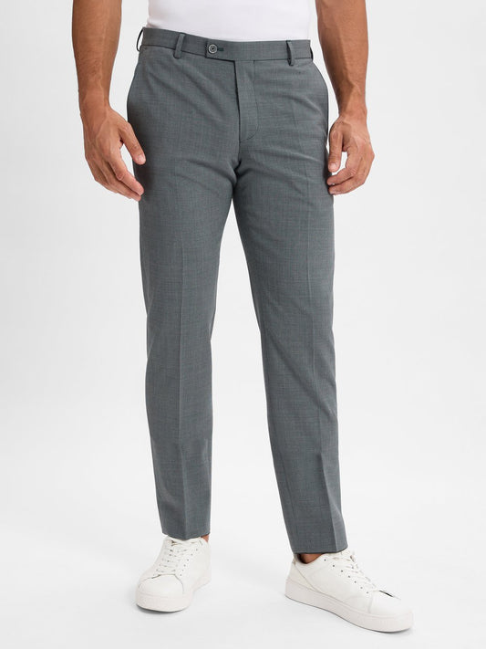 Finshley & Harding Baukasten-Anzughose mit Schurwoll-Anteil Herren Modern Fit Schurwolle kariert