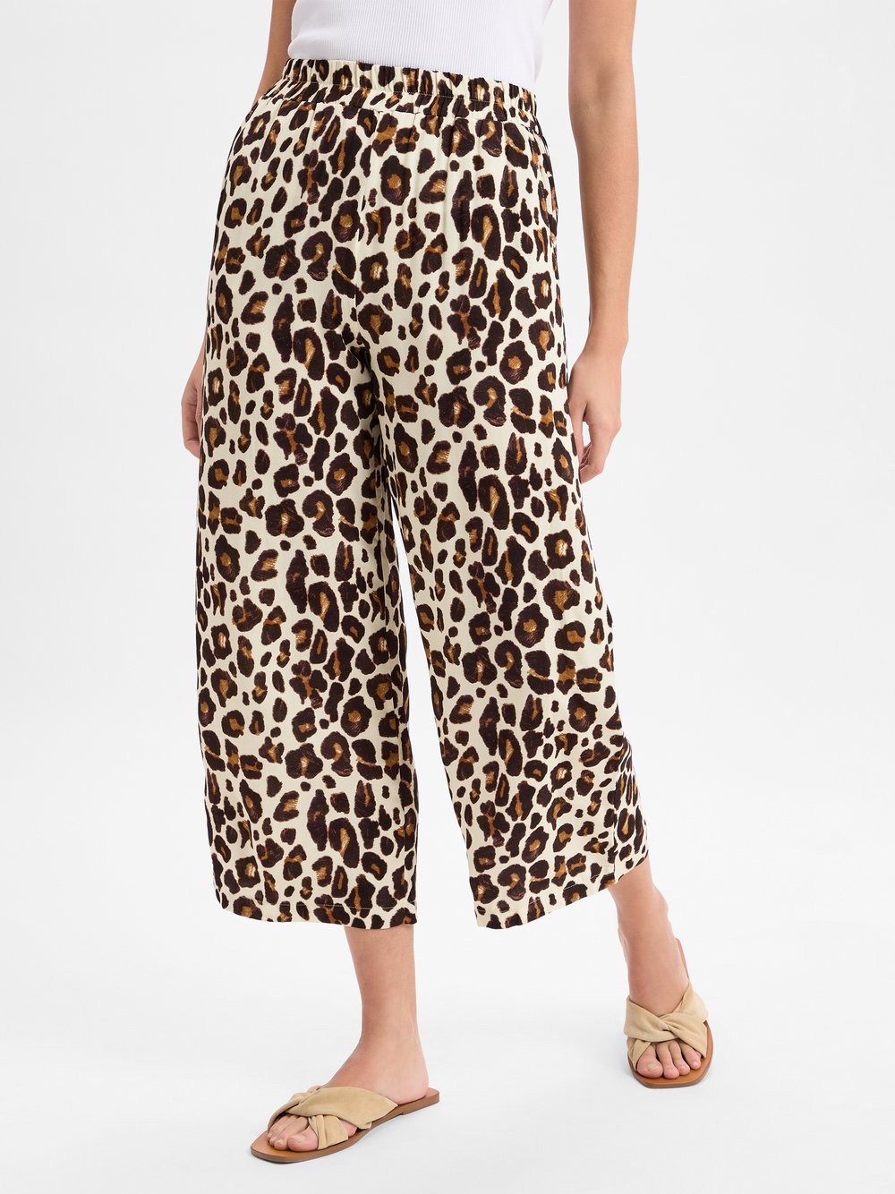 Marie Lund Sommer-Culotte Damen Viskose gemustert