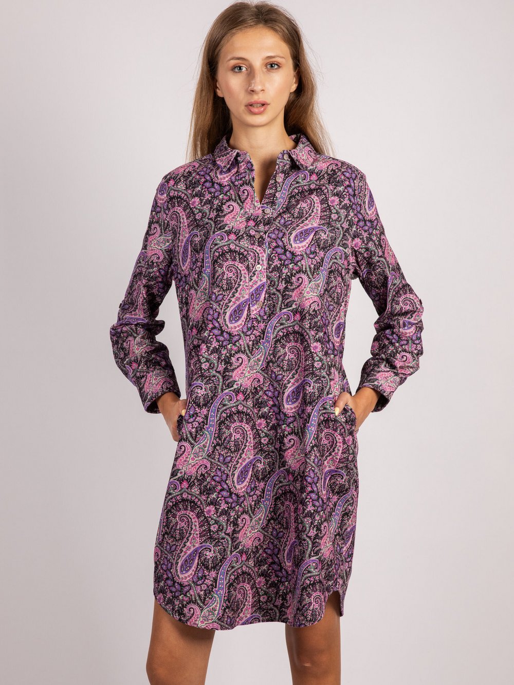 Vicci Germany Cordkleid Damen Baumwolle gemustert